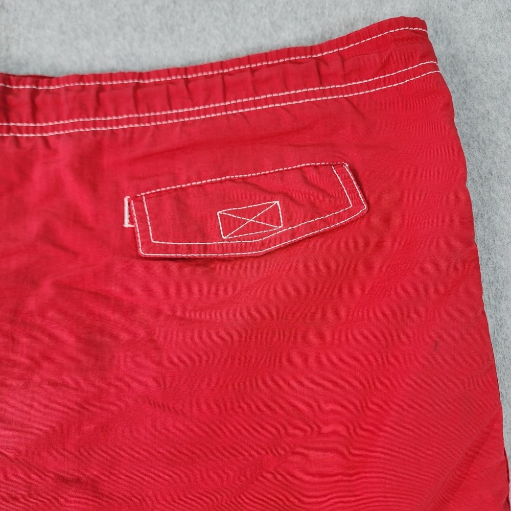 Tommy Hilfiger Flag Shorts Mens L 40x8 Red Board Shorts Swim Trunks Mesh Lined - Picture 11 of 16
